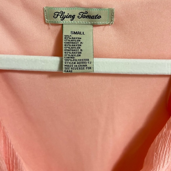 Flying Tomato Orange and Pink Boho Maxi Dress Size Small - Picture 3 of 6